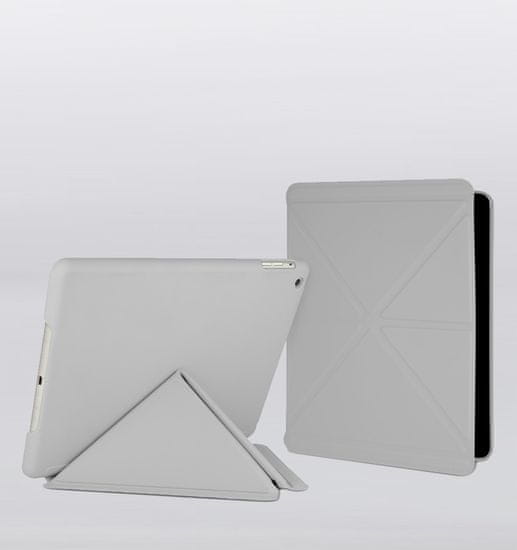 Cygnett zaščitni etui z zložljivim pokrovom PARADOX SLEEK za iPad Air, CY1324CIPSL, sive barve - kot nov