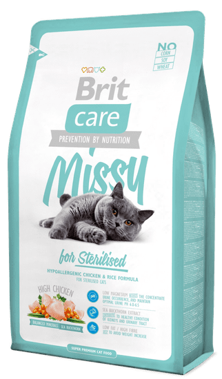 Brit Care Cat Missy for Sterilised hrana za sterilizirane mačke, 2 kg