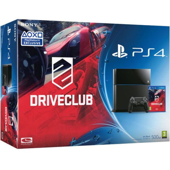 Sony Playstation PS4 500GB set + Driveclub