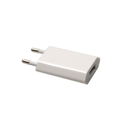 Apple hišni polnilec za iPhone in iPod 220V original z USB izhodom (brez kabla) (A1400)