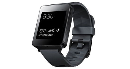 LG pametna ura G Watch W100 (LGW100.ASWSKT), črna