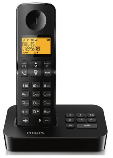 Philips brezžični DECT telefon D2151B