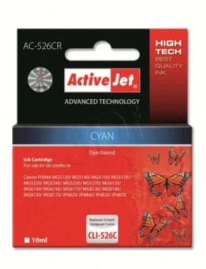 ActiveJet cyan kartuša Canon (CLI-526C)