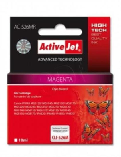 ActiveJet magenta kartuša Canon (CLI-526M)