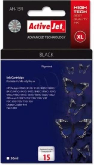 ActiveJet črna kartuša HP (C6615A 15)