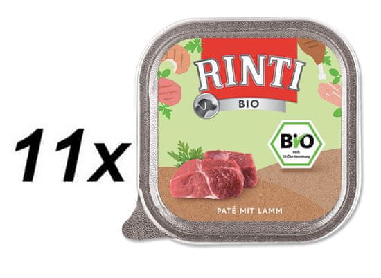 RINTI BIO mokra hrana za pse, jagnjetina, 11 x 150 g