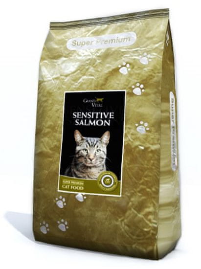 Grand Vital hrana za odrasle občutljive mačke, losos, 7,5 kg