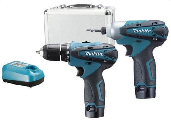 Makita komplet vijačnik DF330DWE + udarni vijačnik TD090D (LCT204)