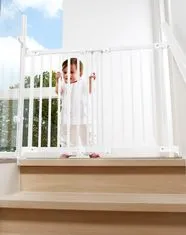 BabyDan otroška varnostna ograjica Flexi Fit, kovinska, 67 - 105,5 cm, bela