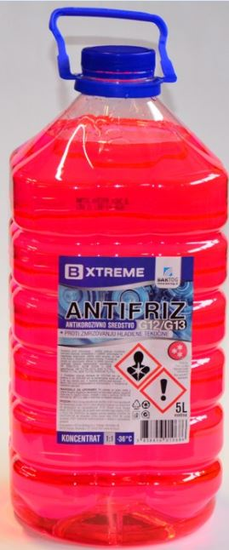 Bxtreme antifriz G12/G13, rdeči, 5 l