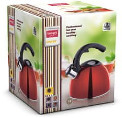 Lamart Cuivre LT7001 čajnik, 3 l, rdeč