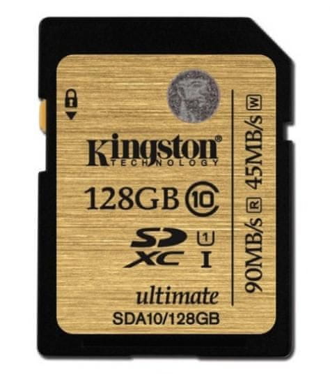 Kingston spominska kartica SDXC UHS-I U3 128GB C10 (SDA10/128GB) - Odprta embalaža
