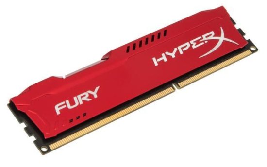 Kingston pomnilniški modul DDR3 HyperX Fury 4GB (HX316C10FR/4), rdeč