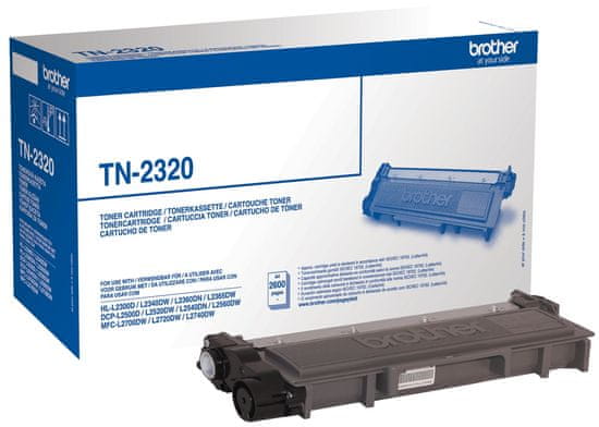 Brother toner TN2320, črn, 2.600 strani