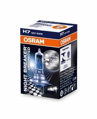 Osram žarnica 12V H7 55W Night Breaker Unlimited