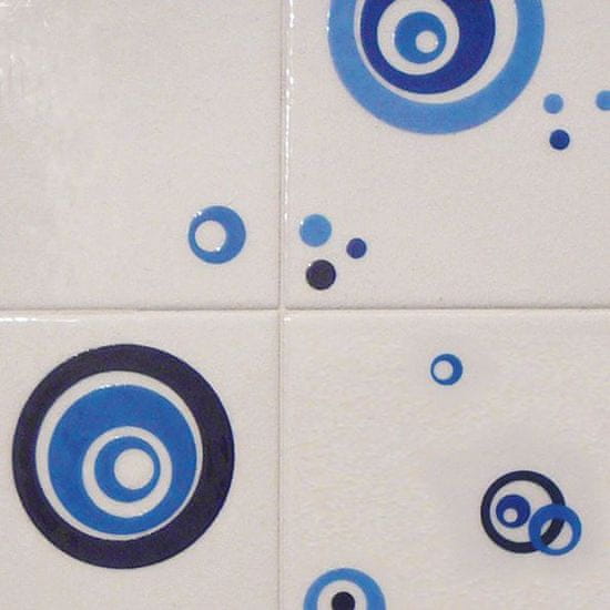 Crearreda stenska dekorativna nalepka, modri krogi