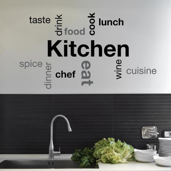 Crearreda stenska dekorativna nalepka kitchen, Kitchen L