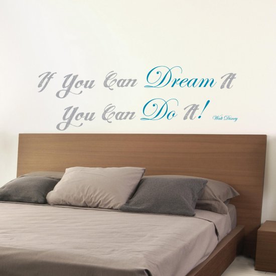 Crearreda stenska dekorativna nalepka, Dream & do it L