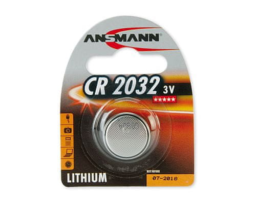Ansmann Baterija CR2032 Lithium, 1 kos