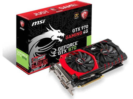 MSI grafična kartica GeForce GTX 970 Gaming 4 GB DDR5