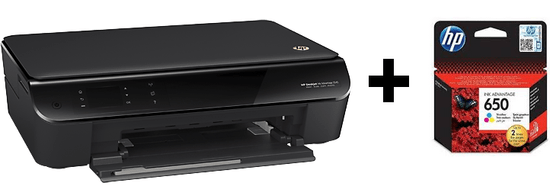 HP večfunkcijska naprava Deskjet Ink Advantage 3545 e-All-in-One (A9T81C) + kartuša 650