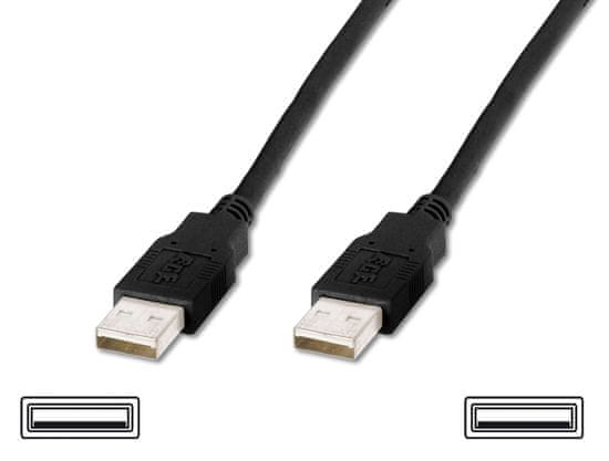 Digitus kabel USB A-A dvojno oklopljen, 1,8m