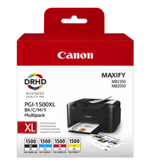 Canon komplet kartuš PGI-1500XL MultiPack (B, C, M, Y)