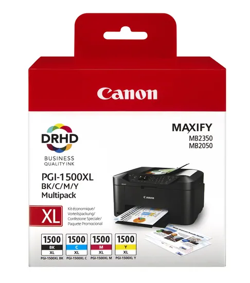 Canon komplet kartuš PGI-1500XL MultiPack (B, C, M, Y)