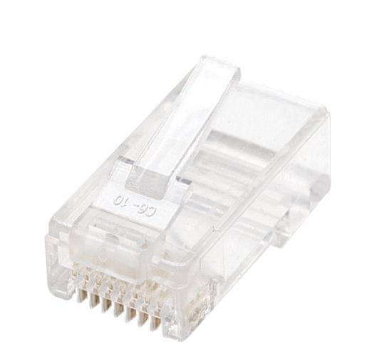 Intellinet RJ45 konektor UTP trdi kabel (3 rez) (pak/100)