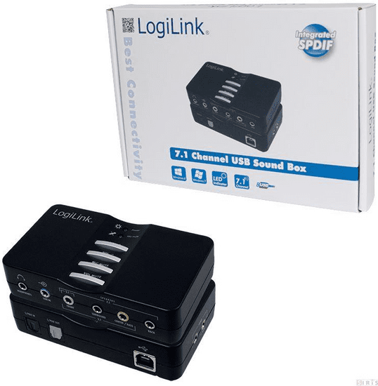 LogiLink zvočna kartica SB 7.1 USB S/PDI