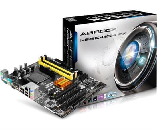ASRock osnovna plošča N68C-GS4 FX, DDR2/3, SATA2, AM3/+ AM2/+ mATX
