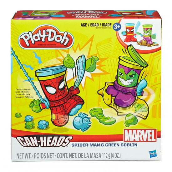 Play-Doh lonček za plastelin Spiderman in Goblin