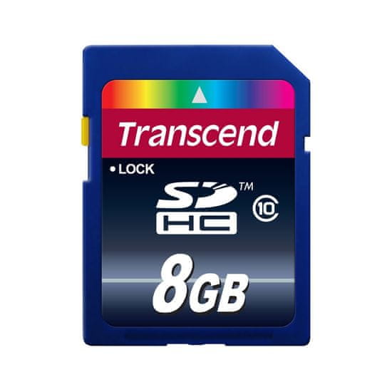 Transcend pomnilniška kartica SDHC 8GB C10