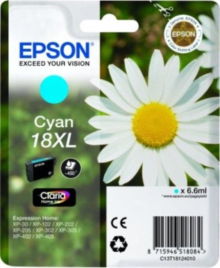 Epson kartuša cyan XL 18 (C13T18124010)