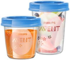 Philips Avent komplet 20 posodic, 10 x 180 ml in 10 x 240 ml