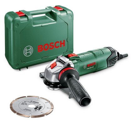 Bosch kotni brusilnik PWS 850-125 + diamantna rezalna plošča (06033A2704)
