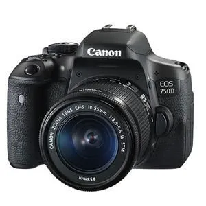 Canon digitalni fotoaparat EOS 750D + EF-S18-55mm IS f/3.5-5.6 STM