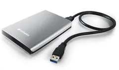 Verbatim Store 'n' Go USB 3.0 zunanji trdi disk, 2 TB, Silver (53189)