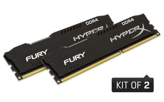 Kingston pomnilnik DDR4 HyperX FURY black 8 GB komplet (HX421C14FBK2/8)