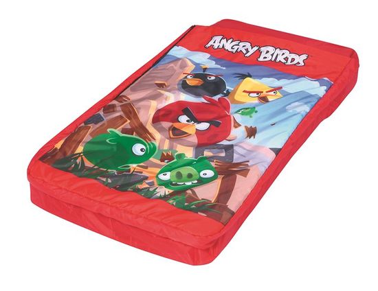 Bestway 2v1 napihljiva spalna vreča Angry Birds