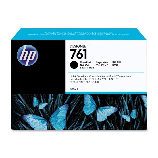 HP kartuša 761, 400 ml (CM991A), mat črna