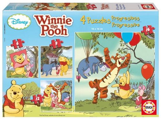 Educa sestavljanka Disney Winnie the Pooh, 6-16 kosov