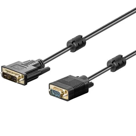 Goobay kabel DVI-I/VGA Full HD, 2m - Odprta embalaža