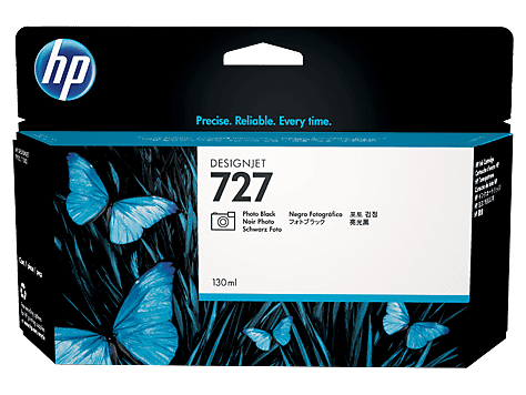 HP kartuša 727 (B3P23A), 130 ml, foto črna