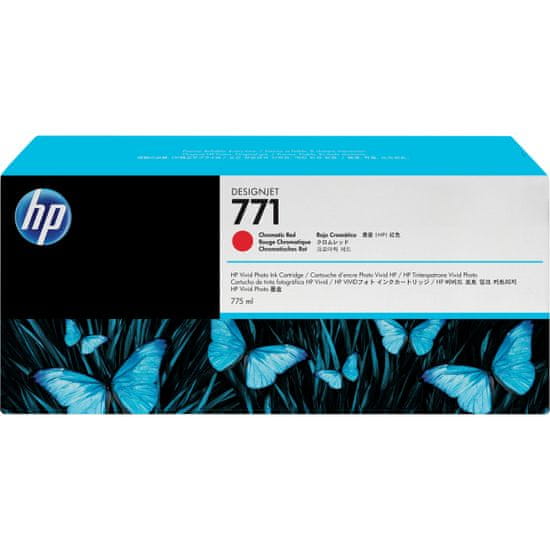 HP kartuša 771 (B6Y08A), 775 ml, Chromatic Red