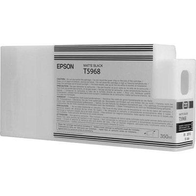 Epson kartuša T5968 (C13T596800), 350 ml, mat črna