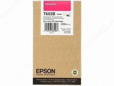 Epson kartuša T603B (C13T603B00), 220 ml, Magenta