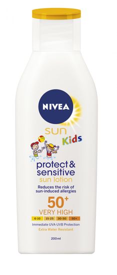 Nivea Protect & Sensitive otroška krema za sončenje SPF 50, 200 ml