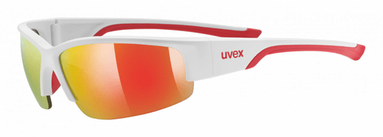 Uvex Sportstyle 215 sončna očala, bela in rdeča
