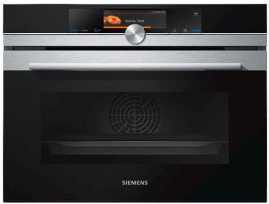 Siemens kombinirana parna pečica CS658GRS1